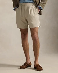 7-Inch Relaxed Fit Pleated Twill Short