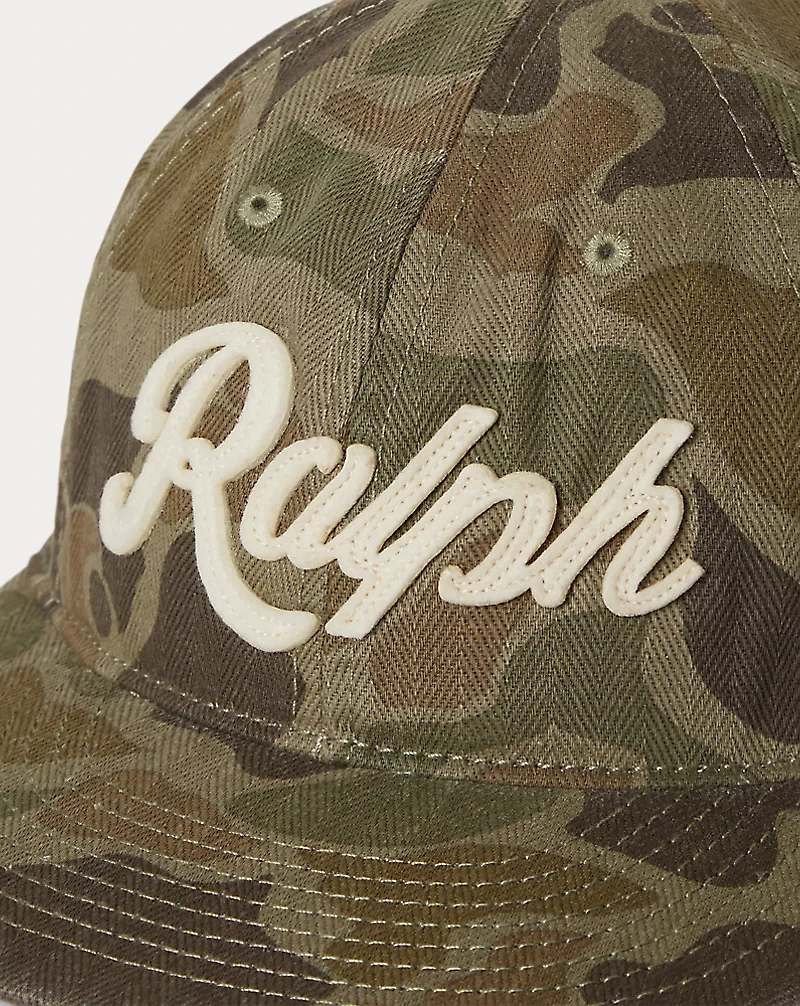 The Ralph Logo Camo Ball Cap