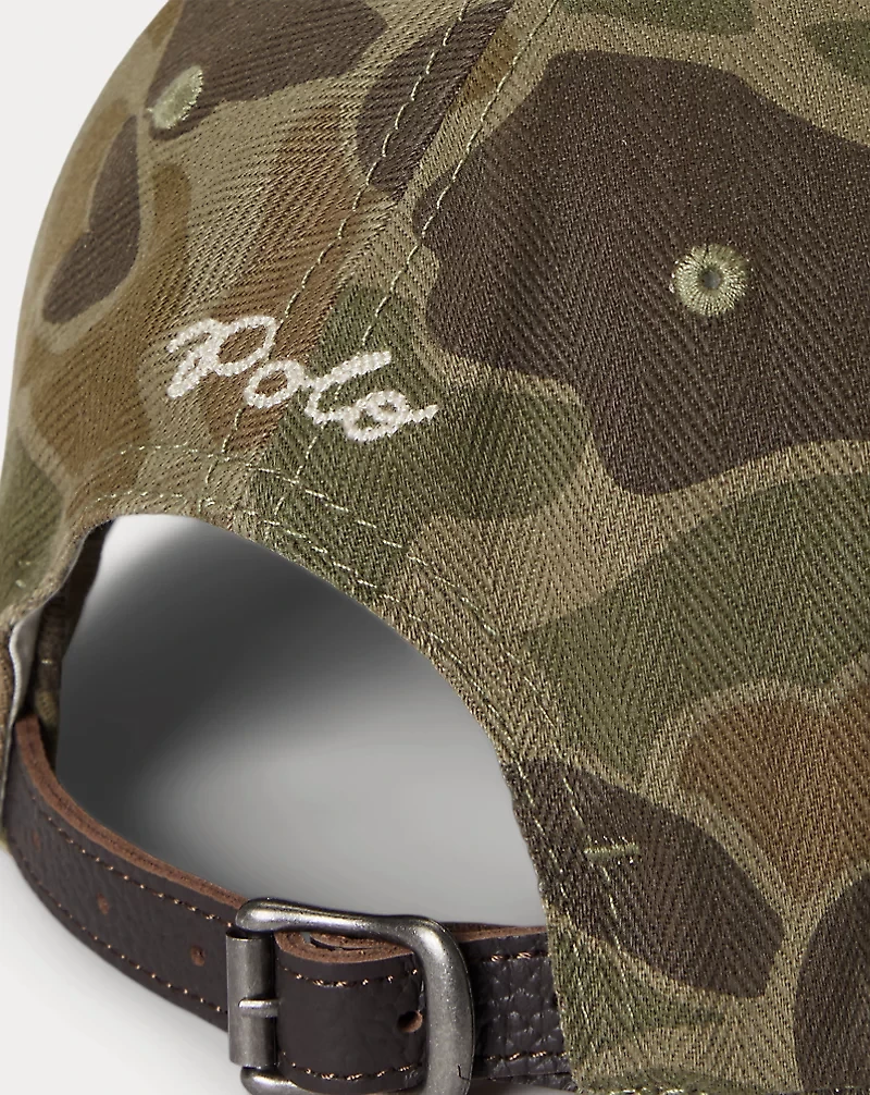 The Ralph Logo Camo Ball Cap