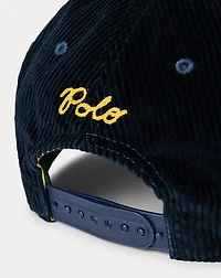 Embroidered Corduroy Cap