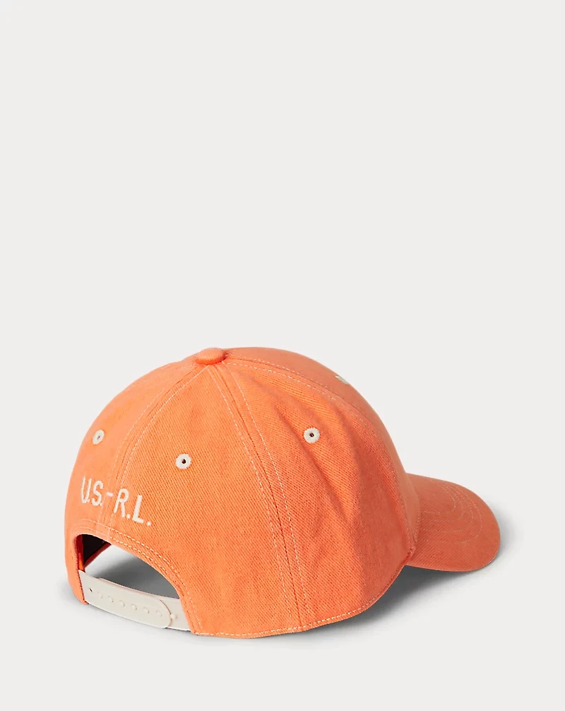 Felt-Patch Twill Ball Cap