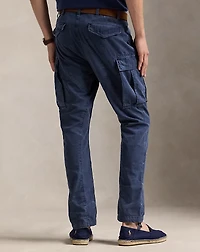 Slim Fit Garment-Dyed Twill Cargo Pant
