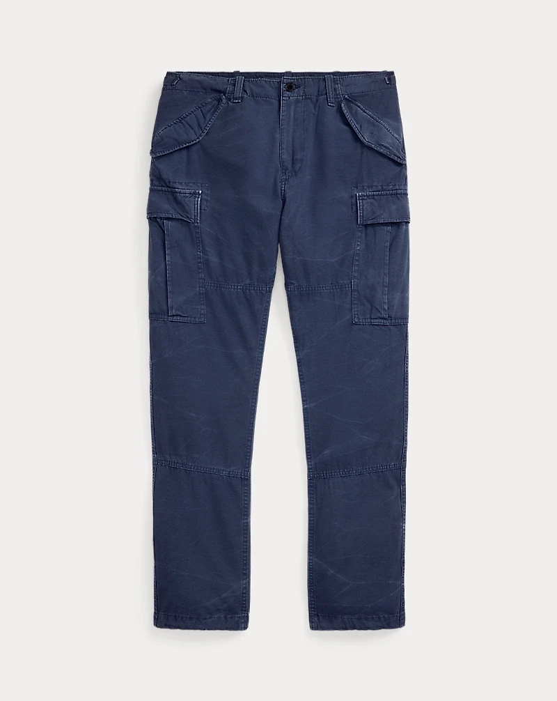 Slim Fit Garment-Dyed Twill Cargo Pant