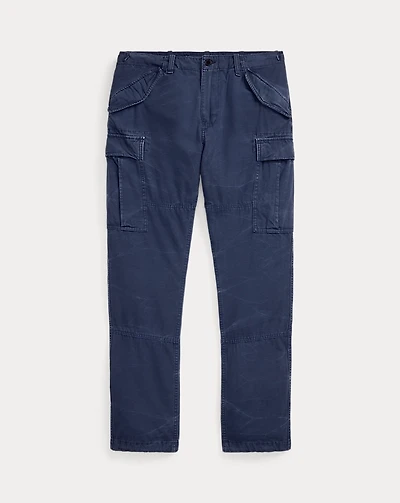 Slim Fit Garment-Dyed Twill Cargo Pant