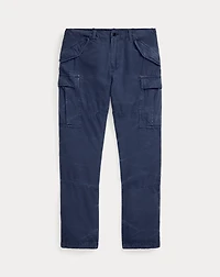 Slim Fit Garment-Dyed Twill Cargo Pant