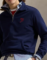 Loopback Fleece Quarter-Zip Sweatshirt
