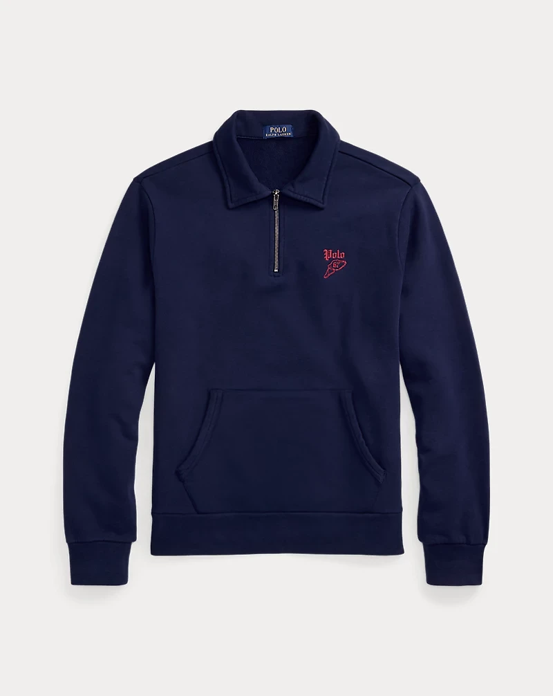 Loopback Fleece Quarter-Zip Sweatshirt