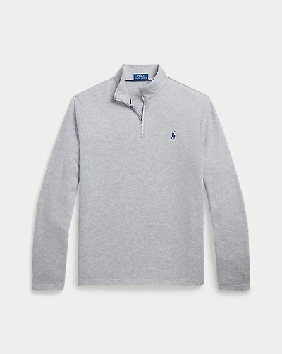 Jacquard Quarter-Zip Pullover