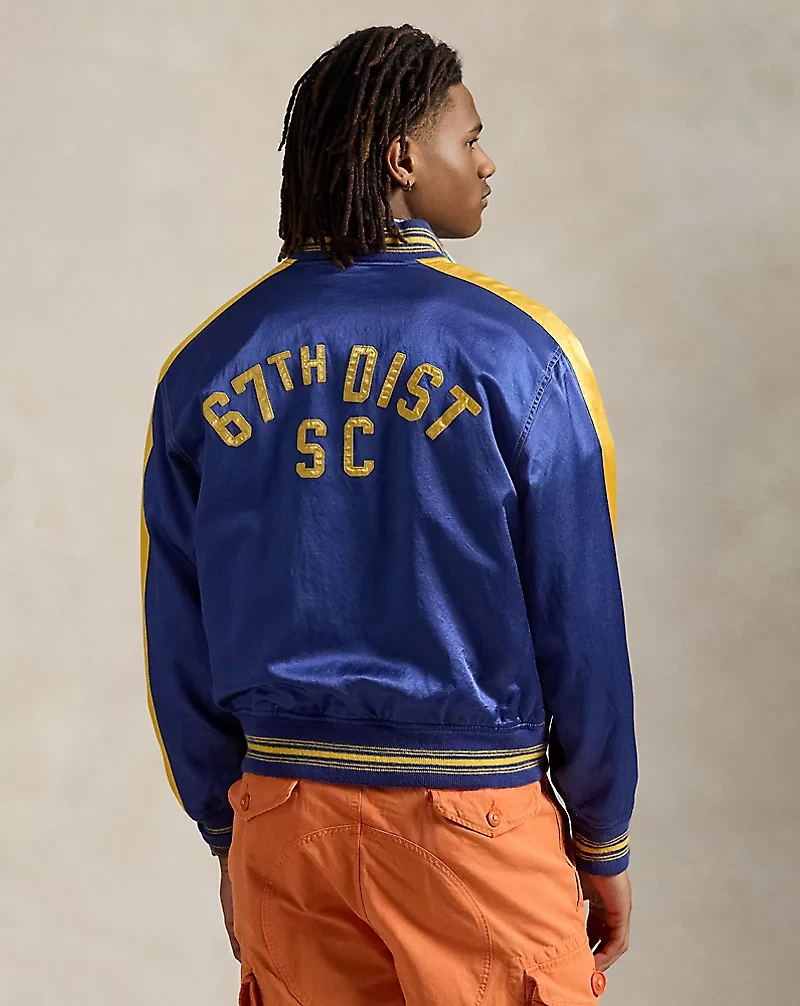 Surf-Inspired Letterman Jacket