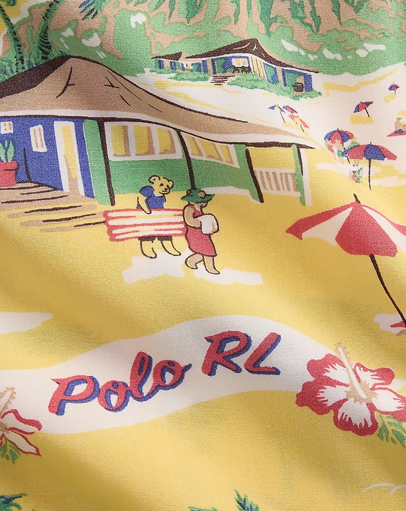 Classic Fit Polo Bear Camp Shirt