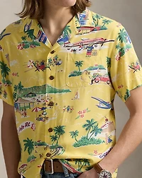 Classic Fit Polo Bear Camp Shirt