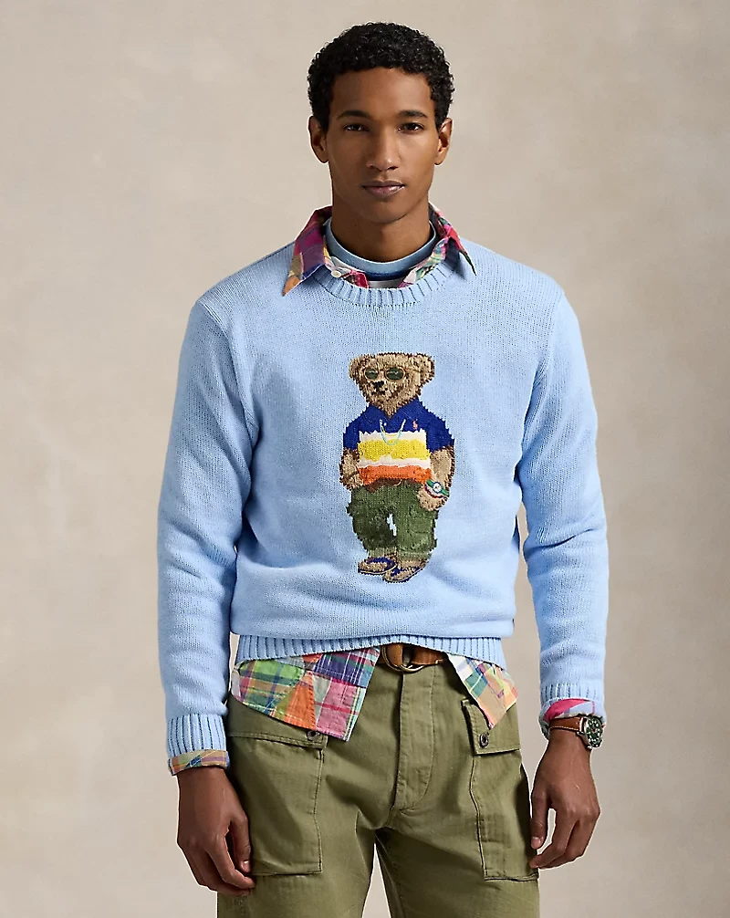 Polo Bear Cotton Sweater