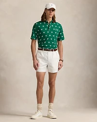Classic Fit Racquet-Print Polo Shirt