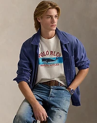 Classic Fit Jersey Graphic T-Shirt