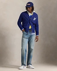 Rowing-Patch Fleece Cardigan