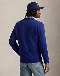 Rowing-Patch Fleece Cardigan