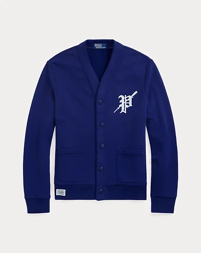 Rowing-Patch Fleece Cardigan