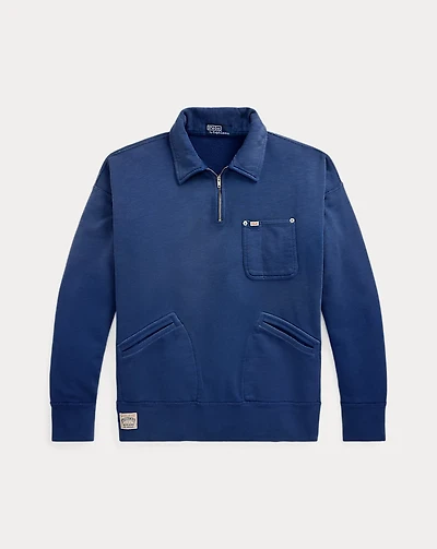 Vintage Fit Fleece Pocket Sweatshirt
