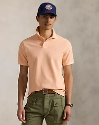 Classic Fit Mineral-Dyed Mesh Polo Shirt