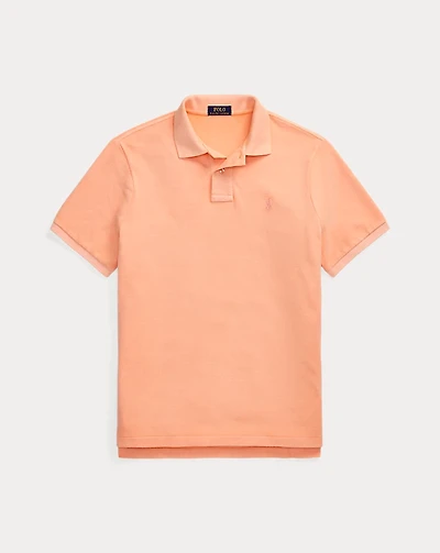 Classic Fit Mineral-Dyed Mesh Polo Shirt