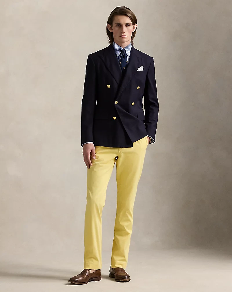 Classic Fit Crest Striped Poplin Shirt