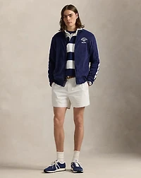 Embroidered Terry Track Jacket