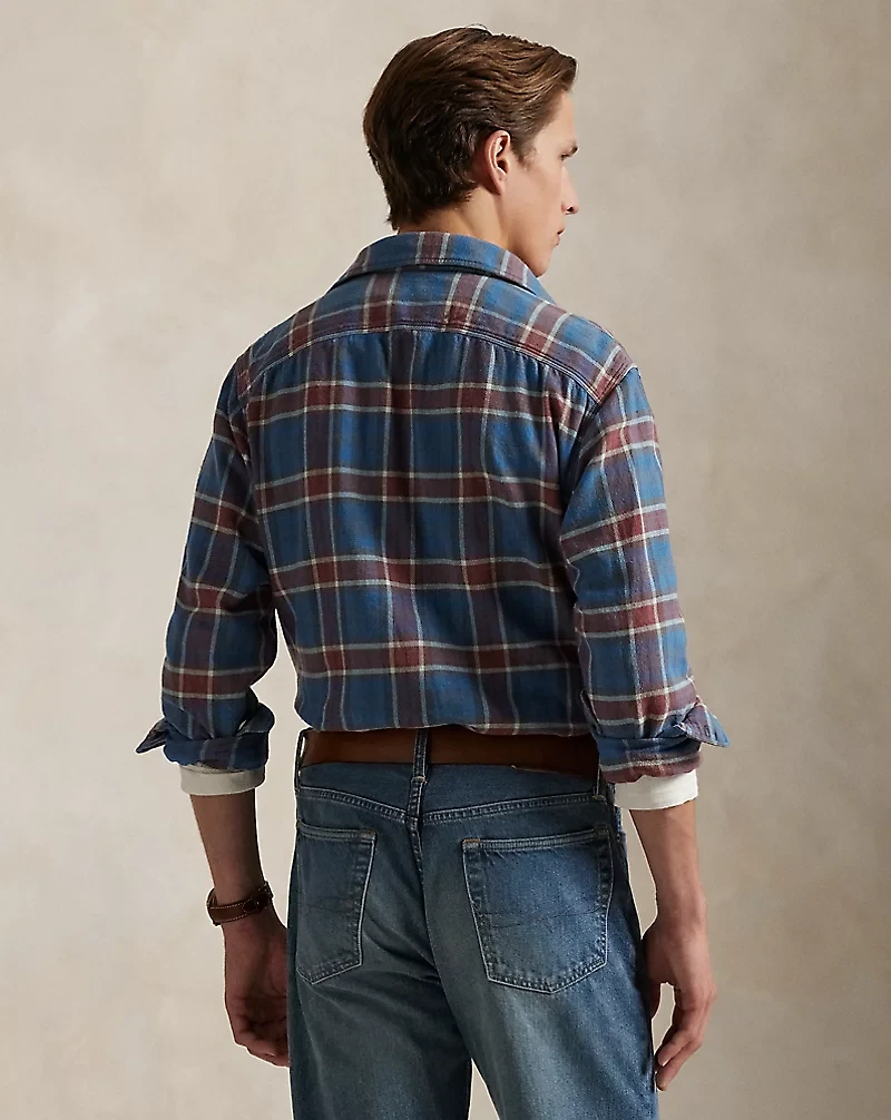 Classic Fit Plaid Twill Workshirt
