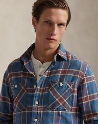 Classic Fit Plaid Twill Workshirt