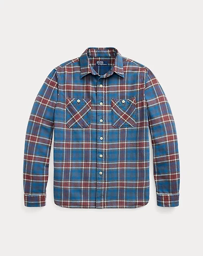 Classic Fit Plaid Twill Workshirt