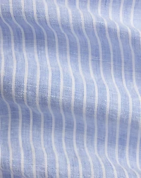 Classic Fit Striped Linen Shirt