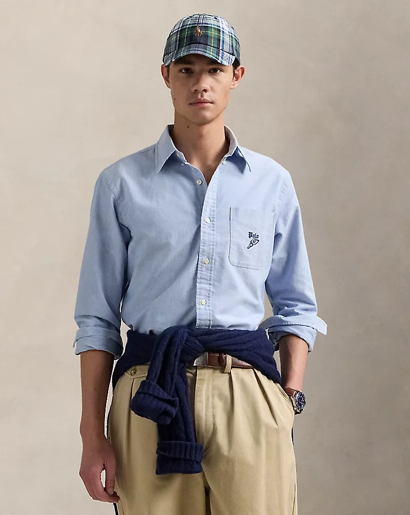 Classic Fit Embroidered Oxford Shirt