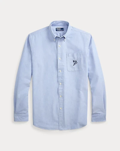 Classic Fit Embroidered Oxford Shirt