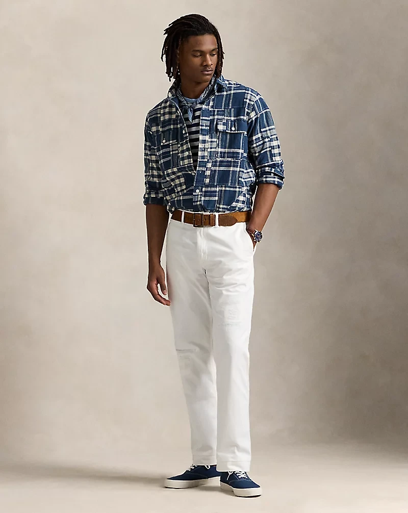 Classic Fit Patchwork Workshirt