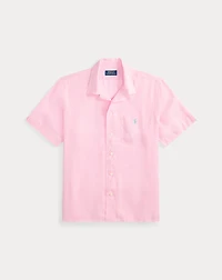 Classic Fit Linen Camp Shirt