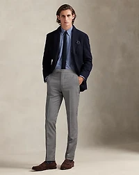 Classic Fit Checked Stretch Poplin Shirt