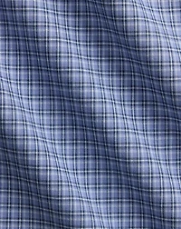 Classic Fit Checked Stretch Poplin Shirt