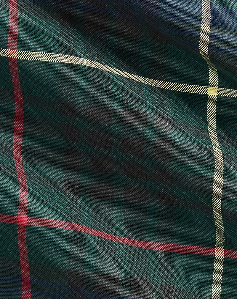 Classic Fit Plaid Oxford Shirt