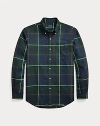 Classic Fit Plaid Oxford Shirt