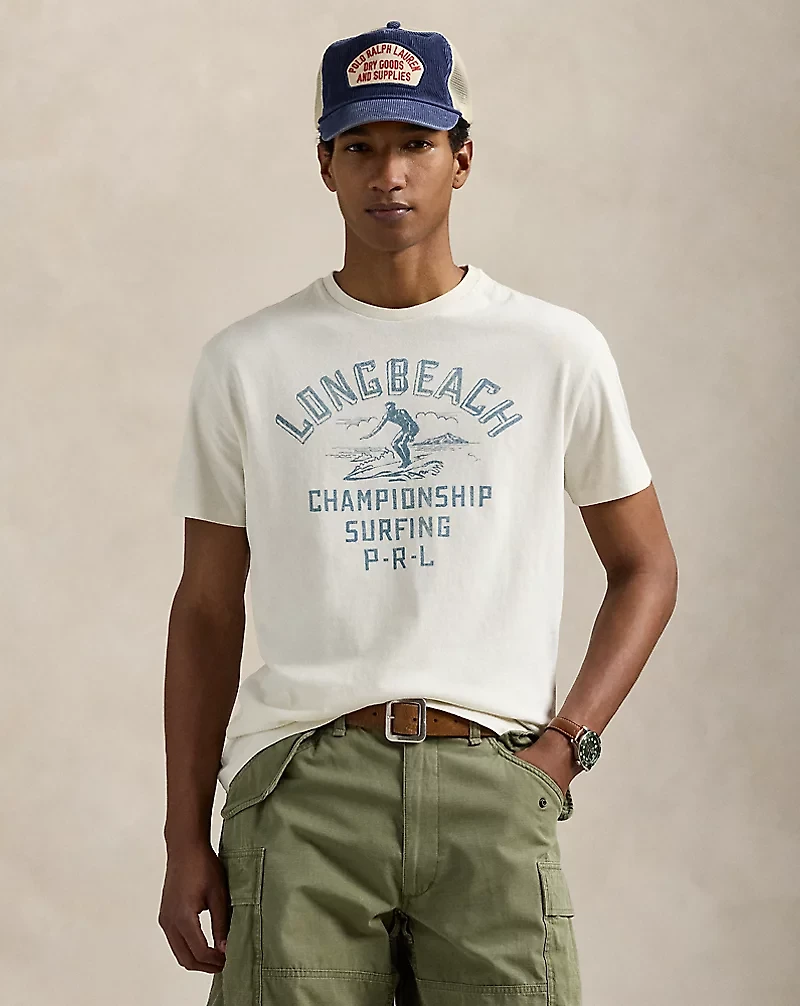 Classic Fit Jersey Graphic T-Shirt