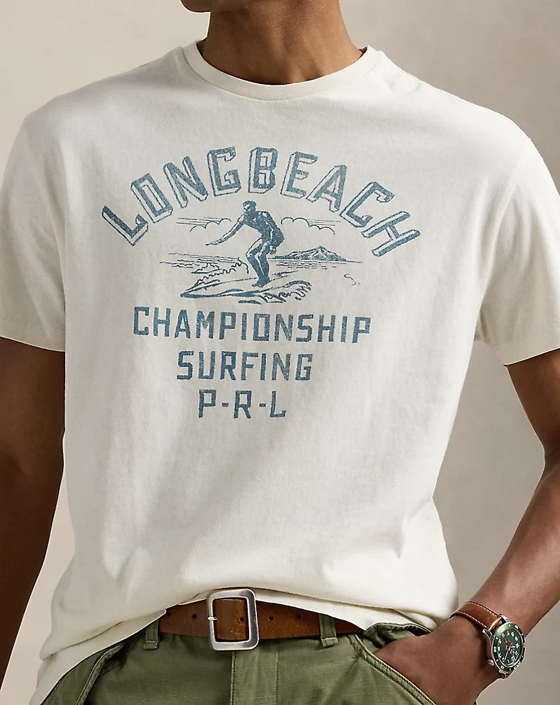 Classic Fit Jersey Graphic T-Shirt