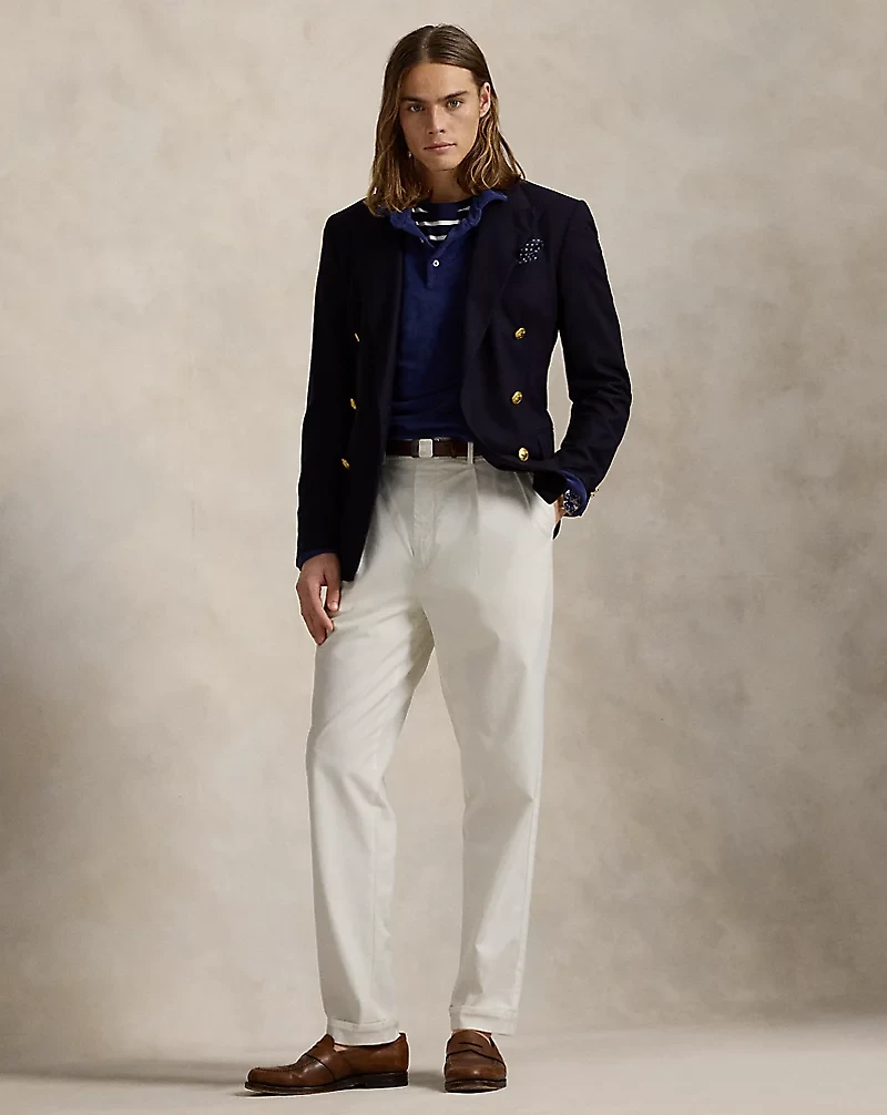 Standard Fit Terry Polo Shirt