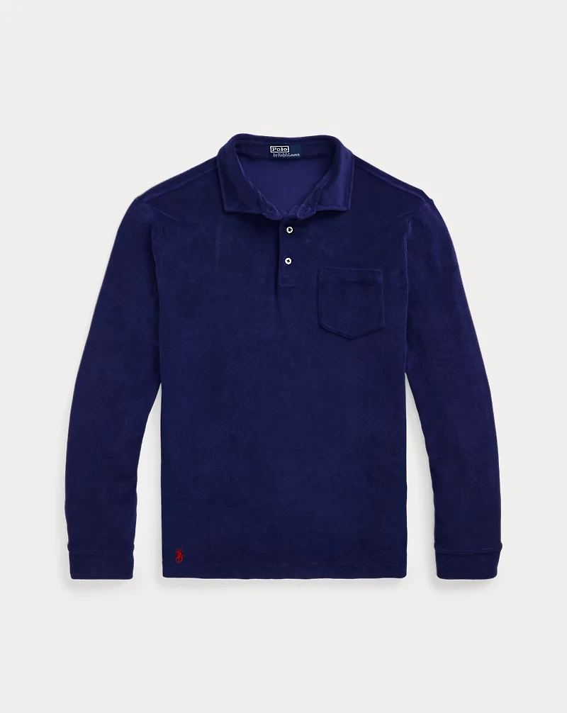 Standard Fit Terry Polo Shirt