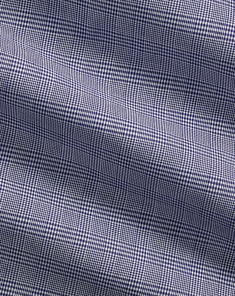 Classic Fit Plaid Stretch Poplin Shirt