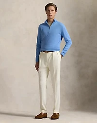 Cotton Quarter-Zip Sweater