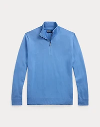 Cotton Quarter-Zip Sweater
