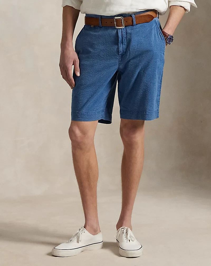 9-Inch Classic Fit Seersucker Short