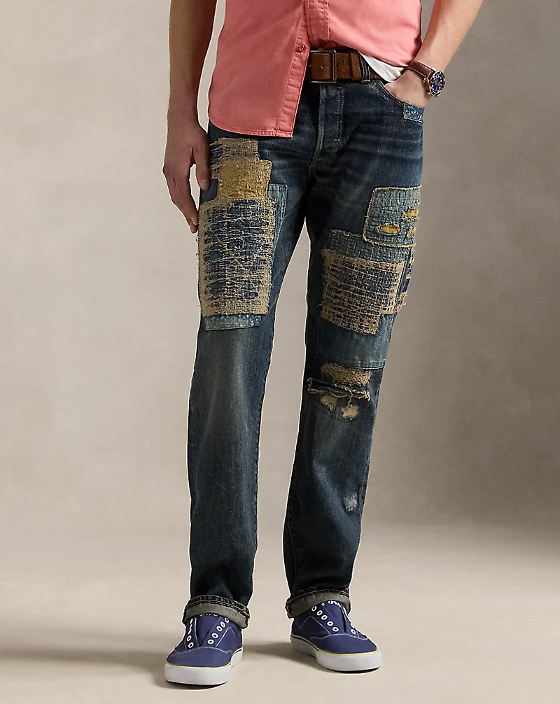 Hampton Relaxed Straight Distressed Jean
