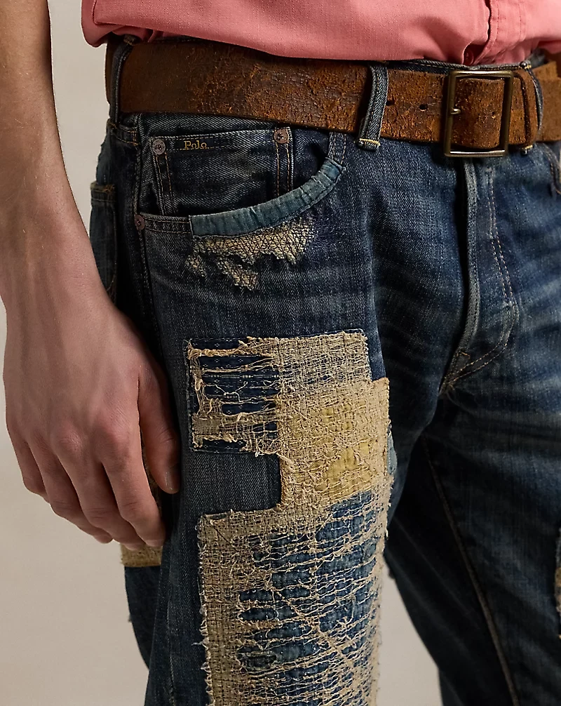 Hampton Relaxed Straight Distressed Jean