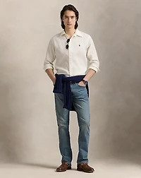 Classic Fit Linen-Cotton Shirt
