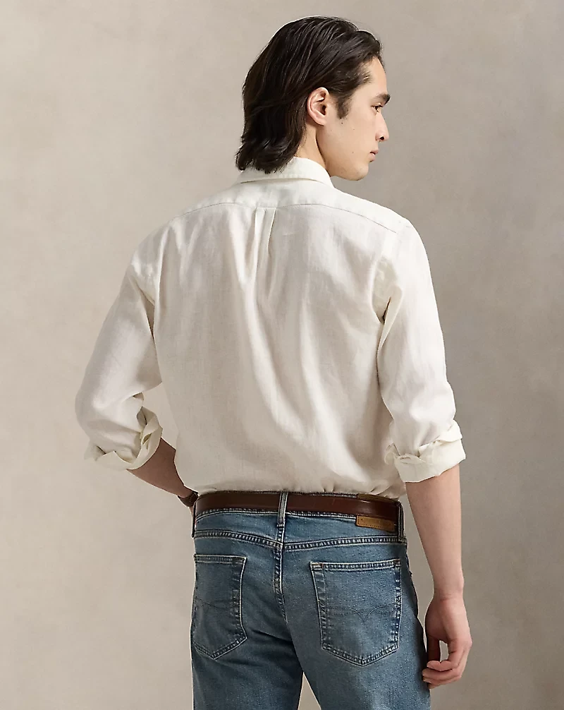 Classic Fit Linen-Cotton Shirt